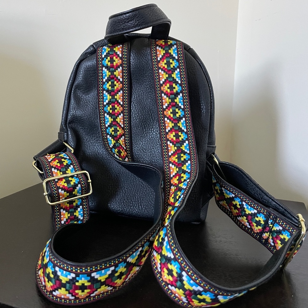 Steve Madden | Stylish Mini Backpack | Colorful Boho - Picture 2 of 7